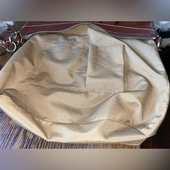 Coach Brown Leather Hobo Shoulder Bag - F13764 + FREE Twilly - Picture 8 of 15